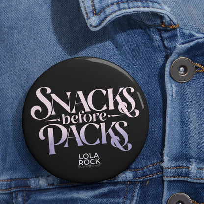 Snacks Before Packs - Pin