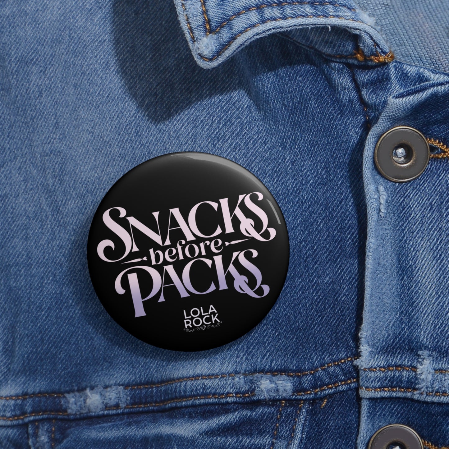 Snacks Before Packs - Pin