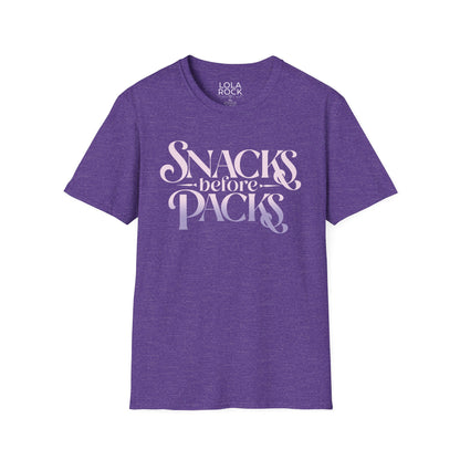 Snacks Before Packs - Softstyle T-Shirt