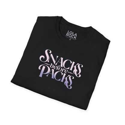 Snacks Before Packs - Softstyle T-Shirt