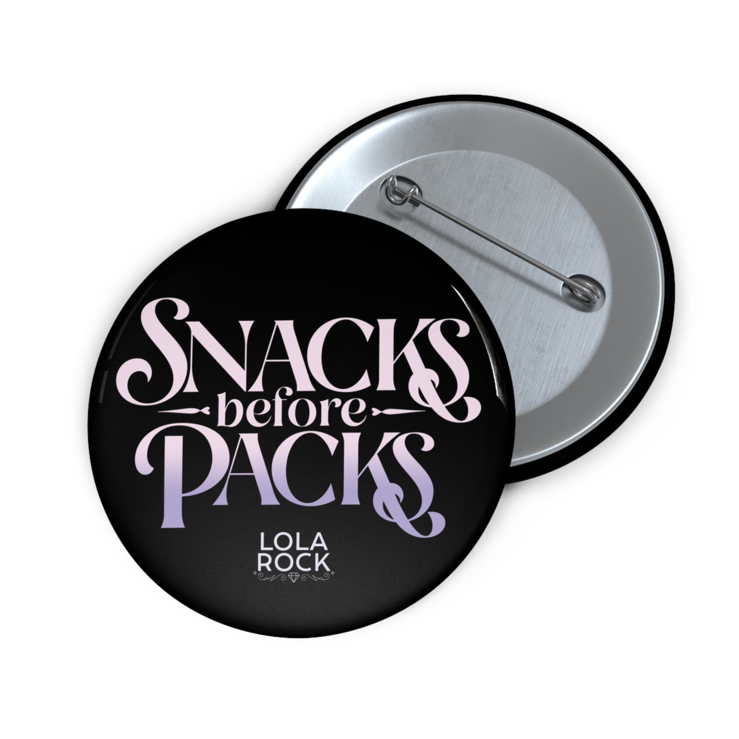 Snacks Before Packs - Pin