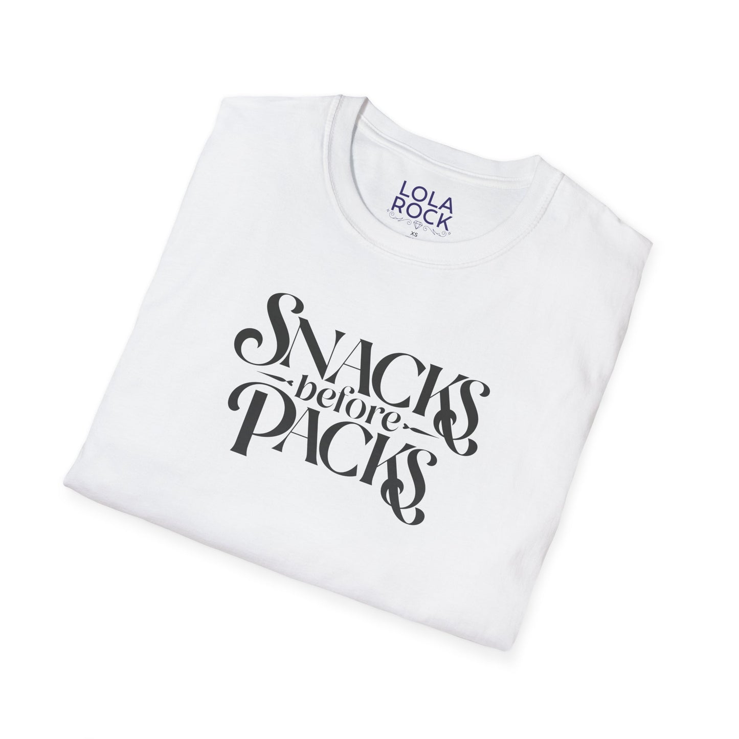 Snacks Before Packs - Softstyle T-Shirt