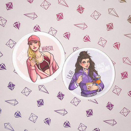 Lilah & Marisol Character Stickers
